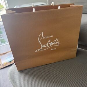 Christian Louboutin Tan Shopping Bag